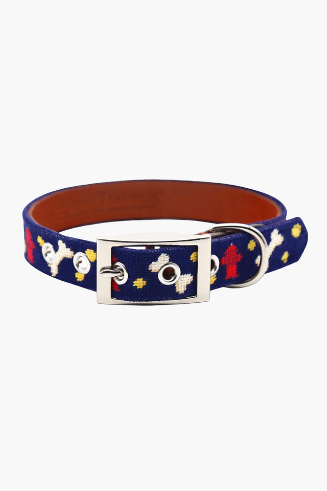 Chevron - Blueberry Uptown Dog Collar