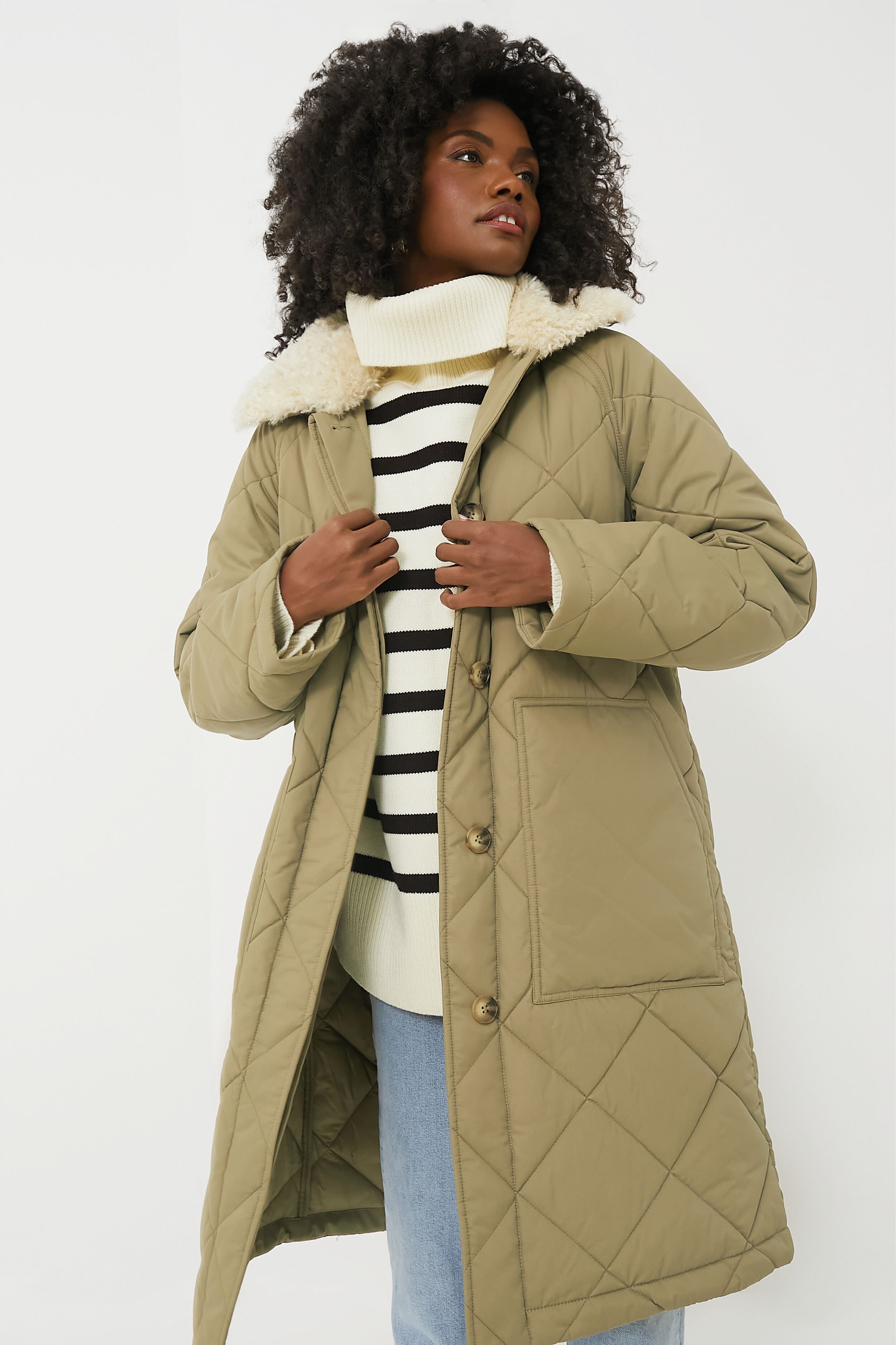 Kaki Boy Long Jacket | Vanessa Bruno