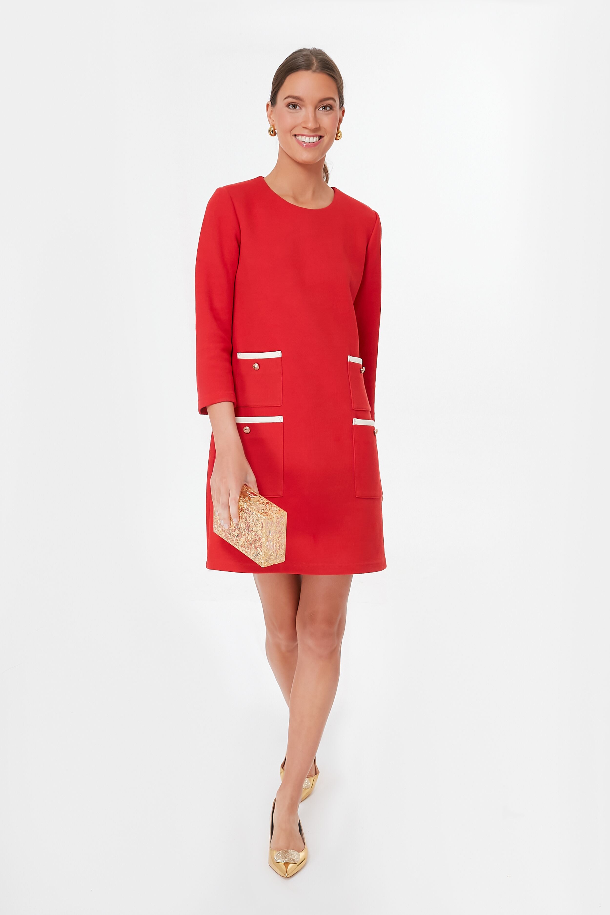 Red Francoise Mod Mini Dress | Tuckernuck