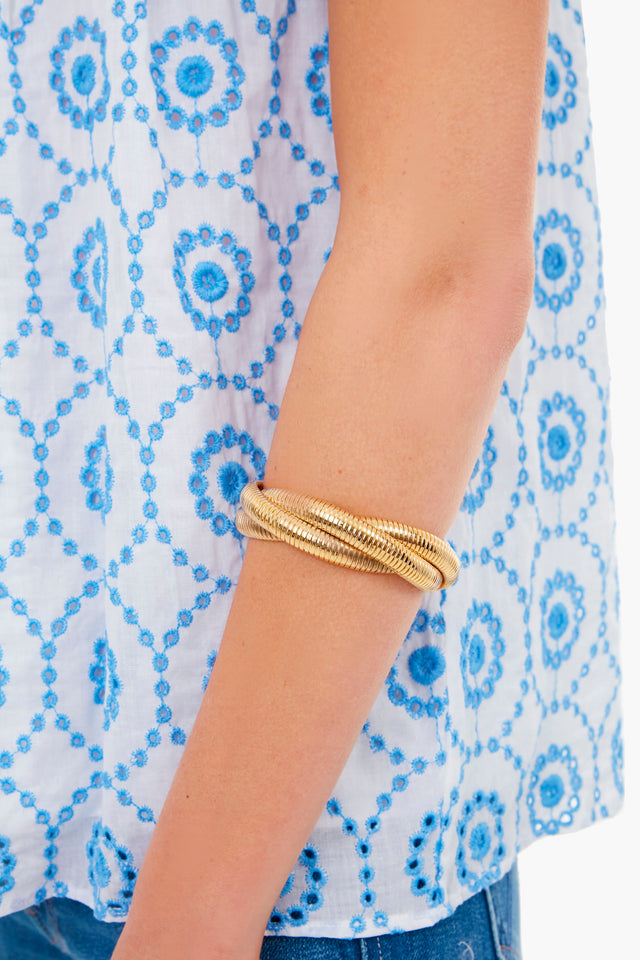 Bourbon Gold Cobra Bangle | Ben-Amun Jewelry