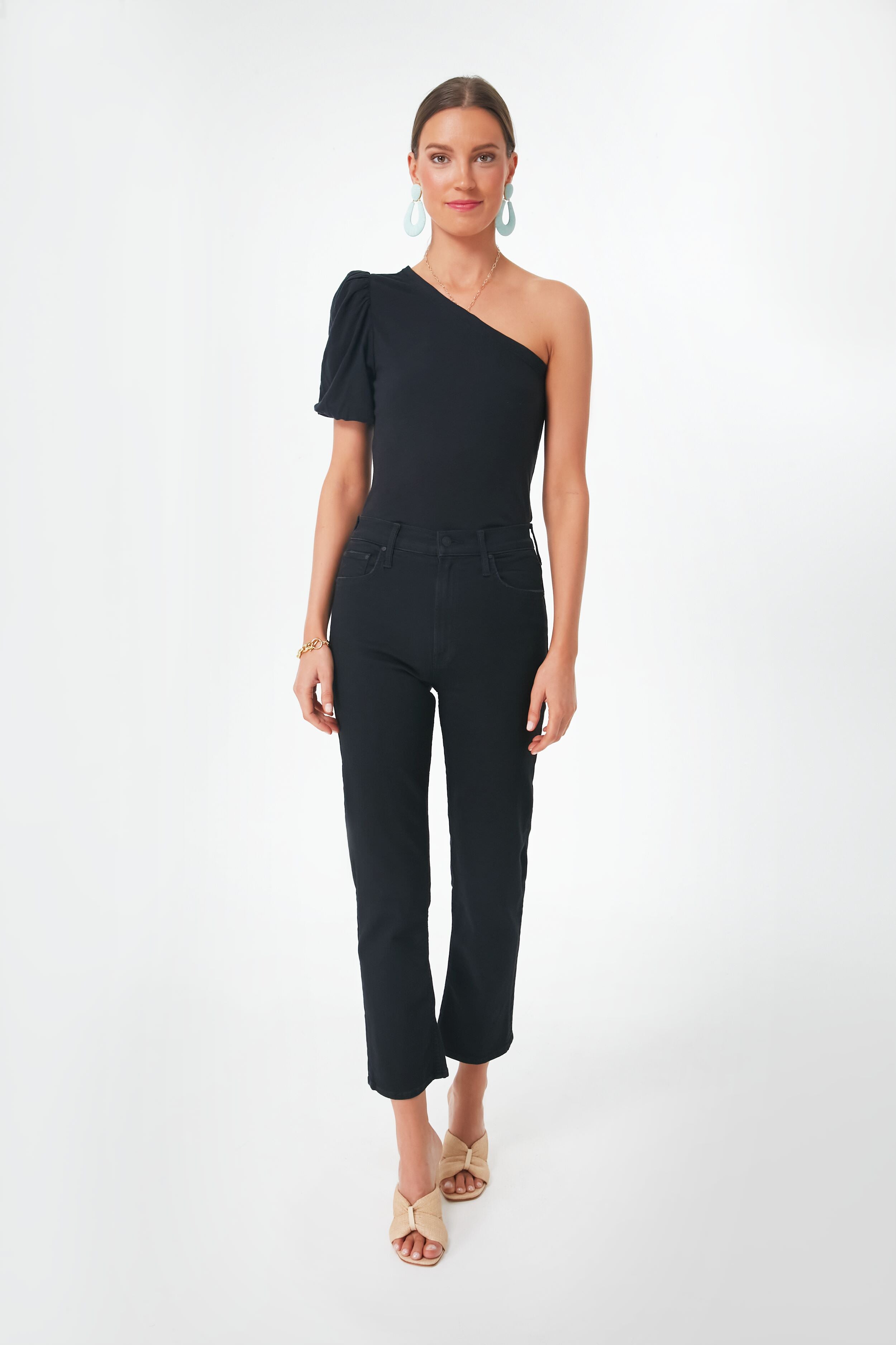 Black Penelope One Shoulder Top | Z SUPPLY | Tuckernuck