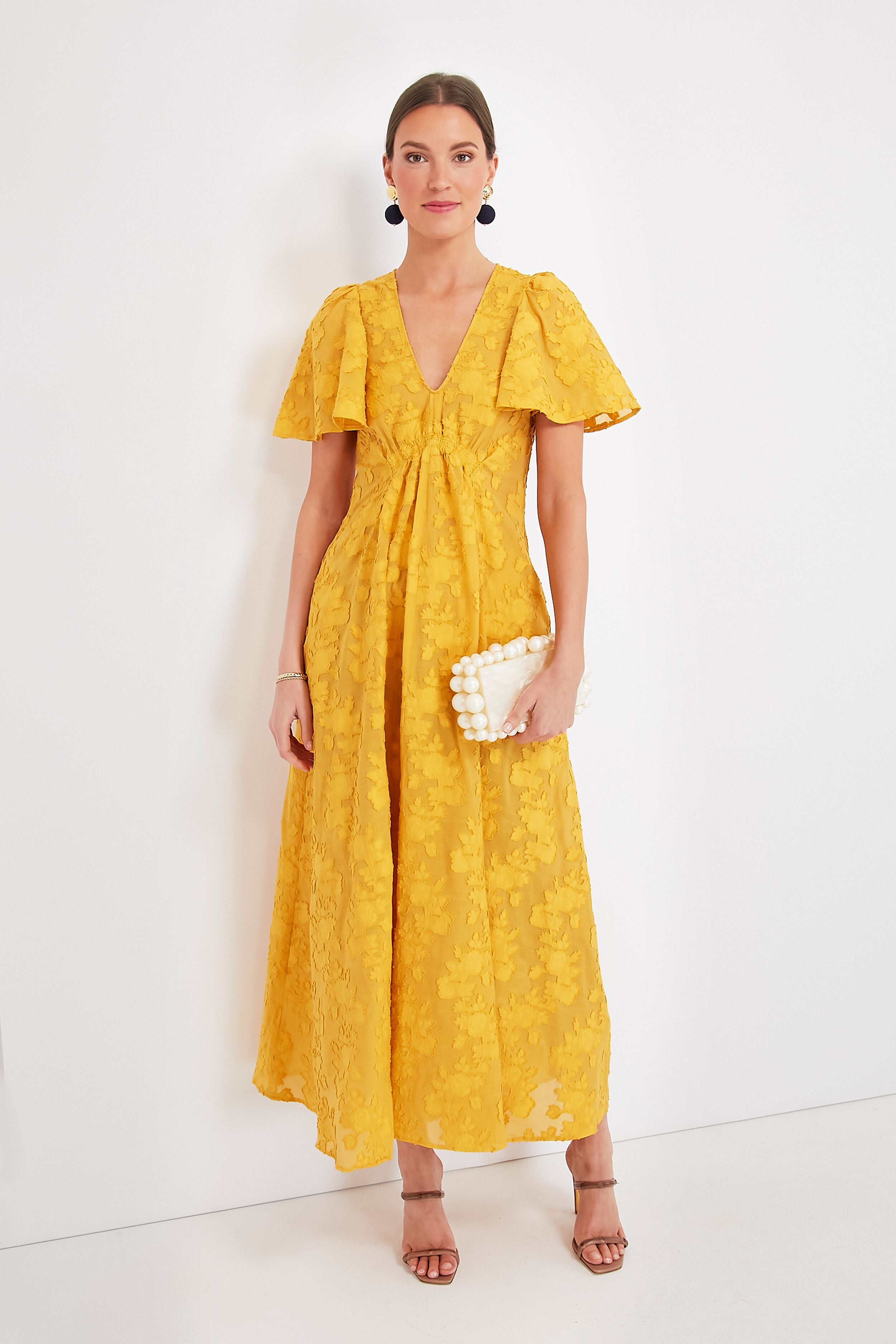 LA Double J Begonia Ocra Proper Dress – Mod and Retro Clothing