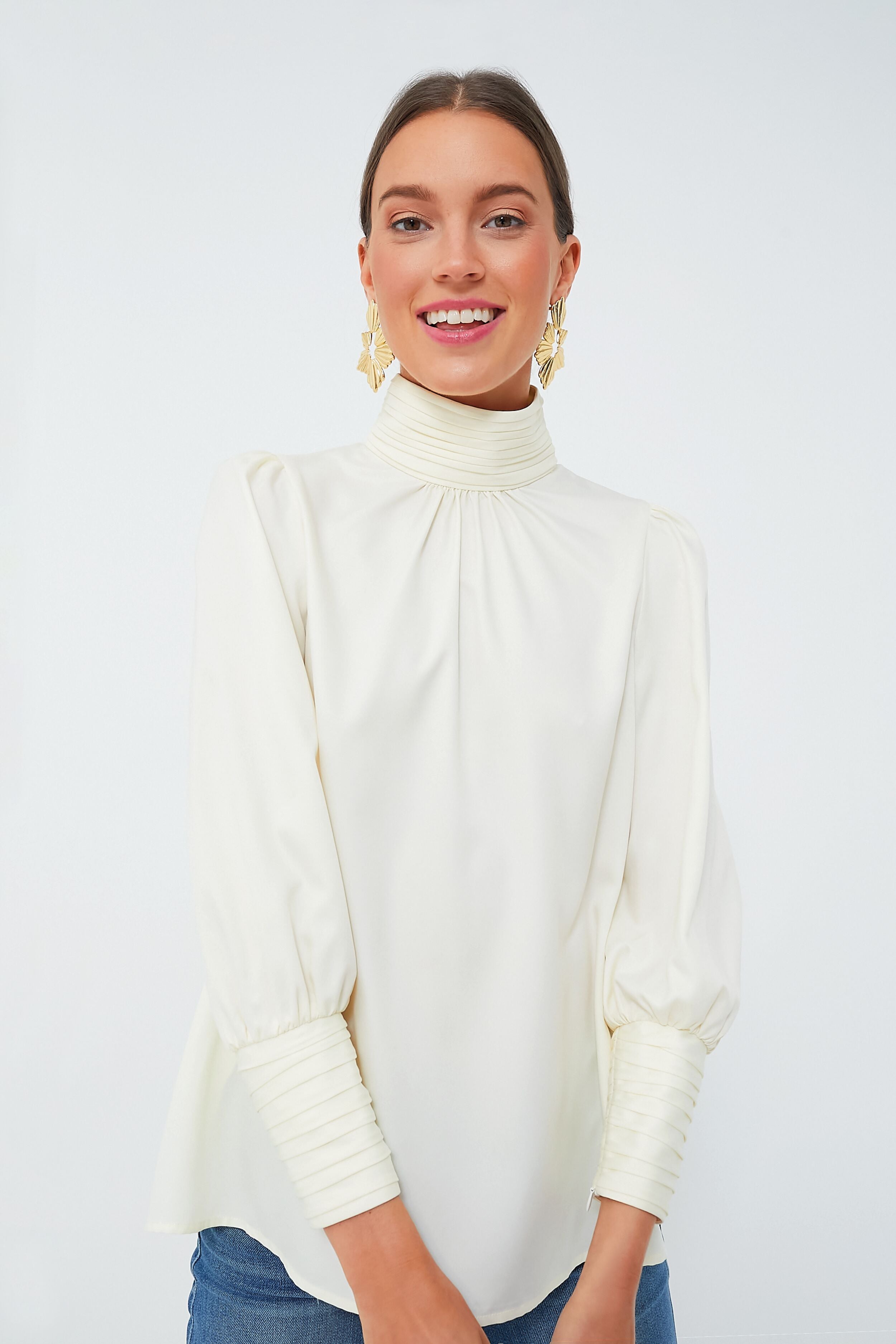 Cream Faven Blouse | Tuckernuck