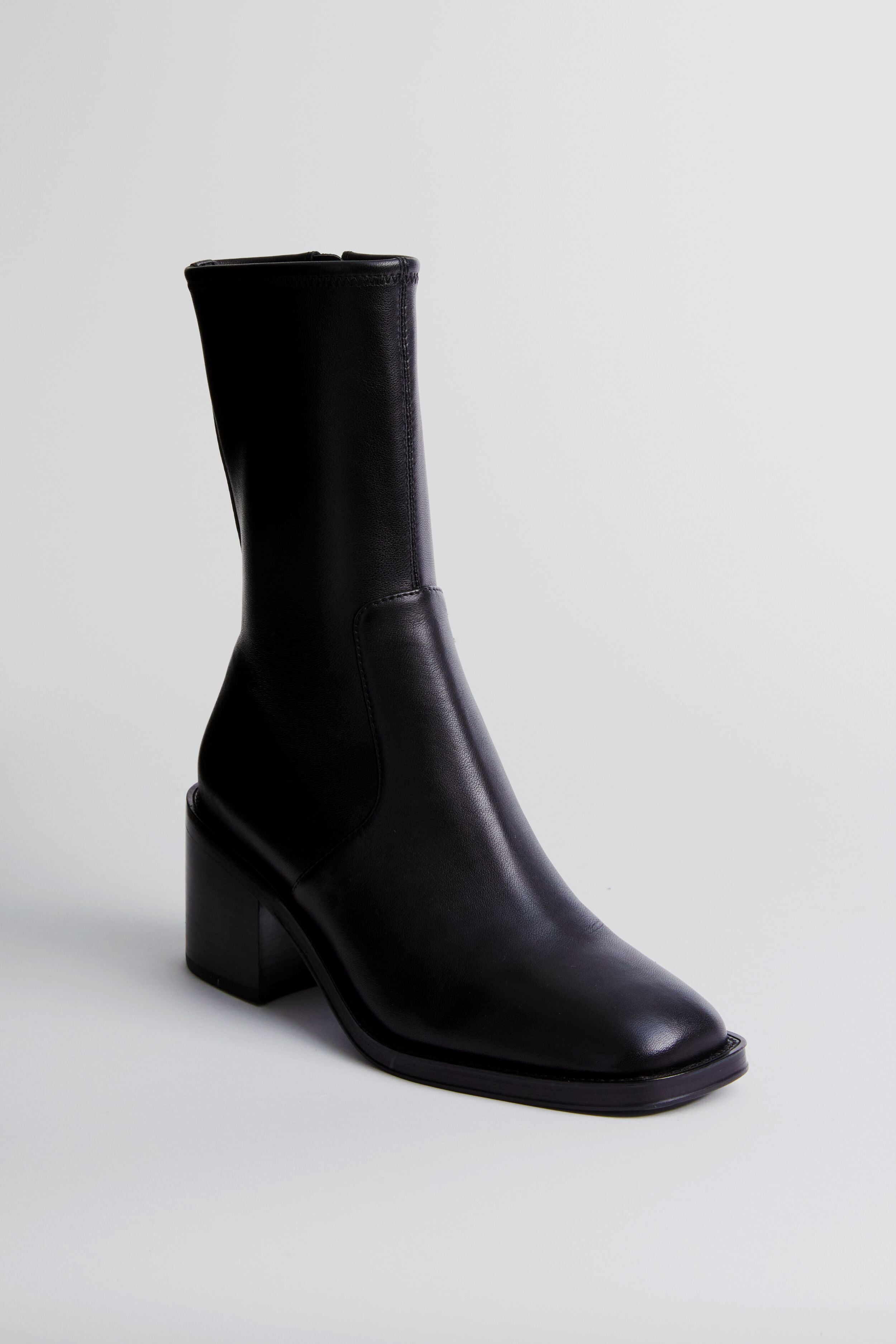 Black Stretch Nappa Nolan Boots | Loeffler Randall