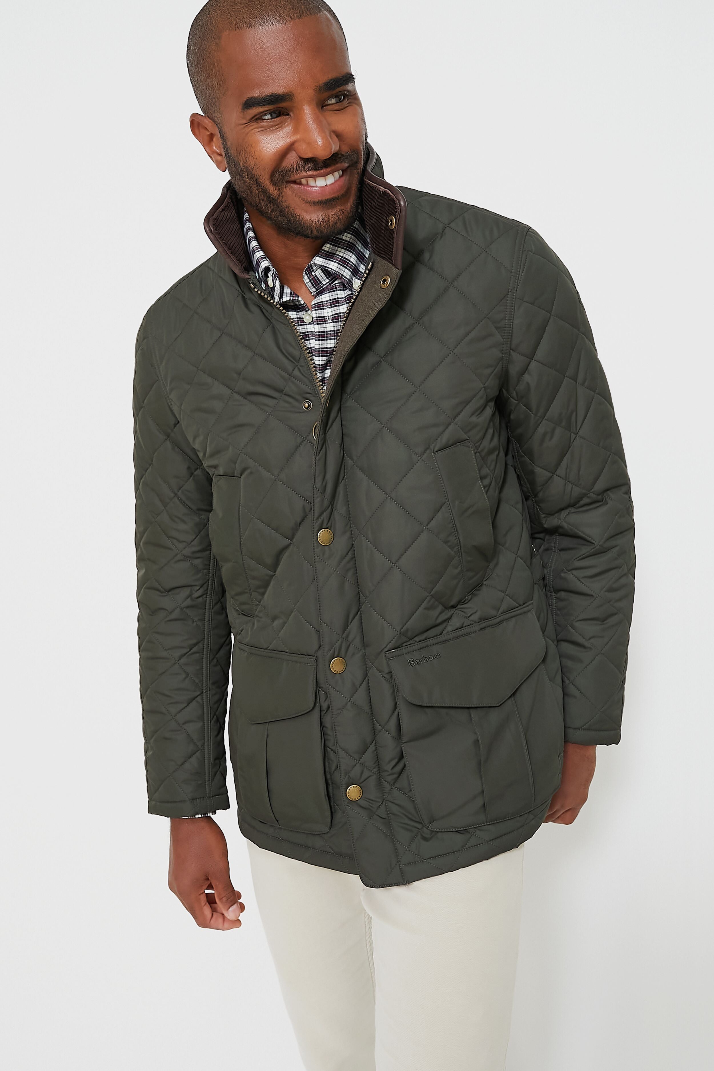 Sage Devon Quilt | Barbour