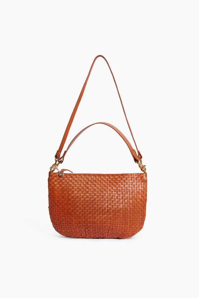 Clare V, Bags, Clare V Checkered Woven Pot De Miel Bag Shoulder Strap In  Black Link