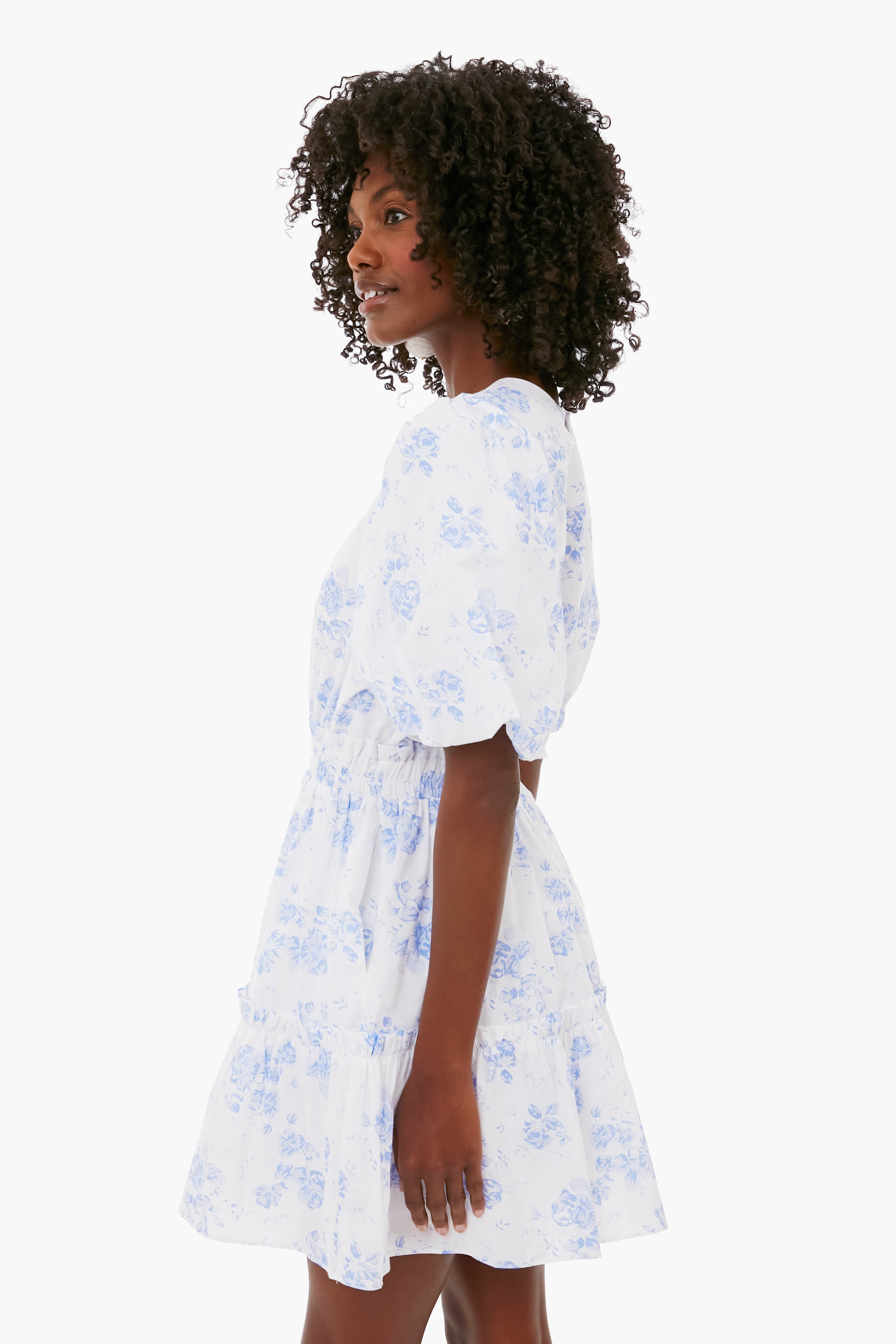 Blue Chintz Terry Mini Dress | Hyacinth House | Tuckernuck