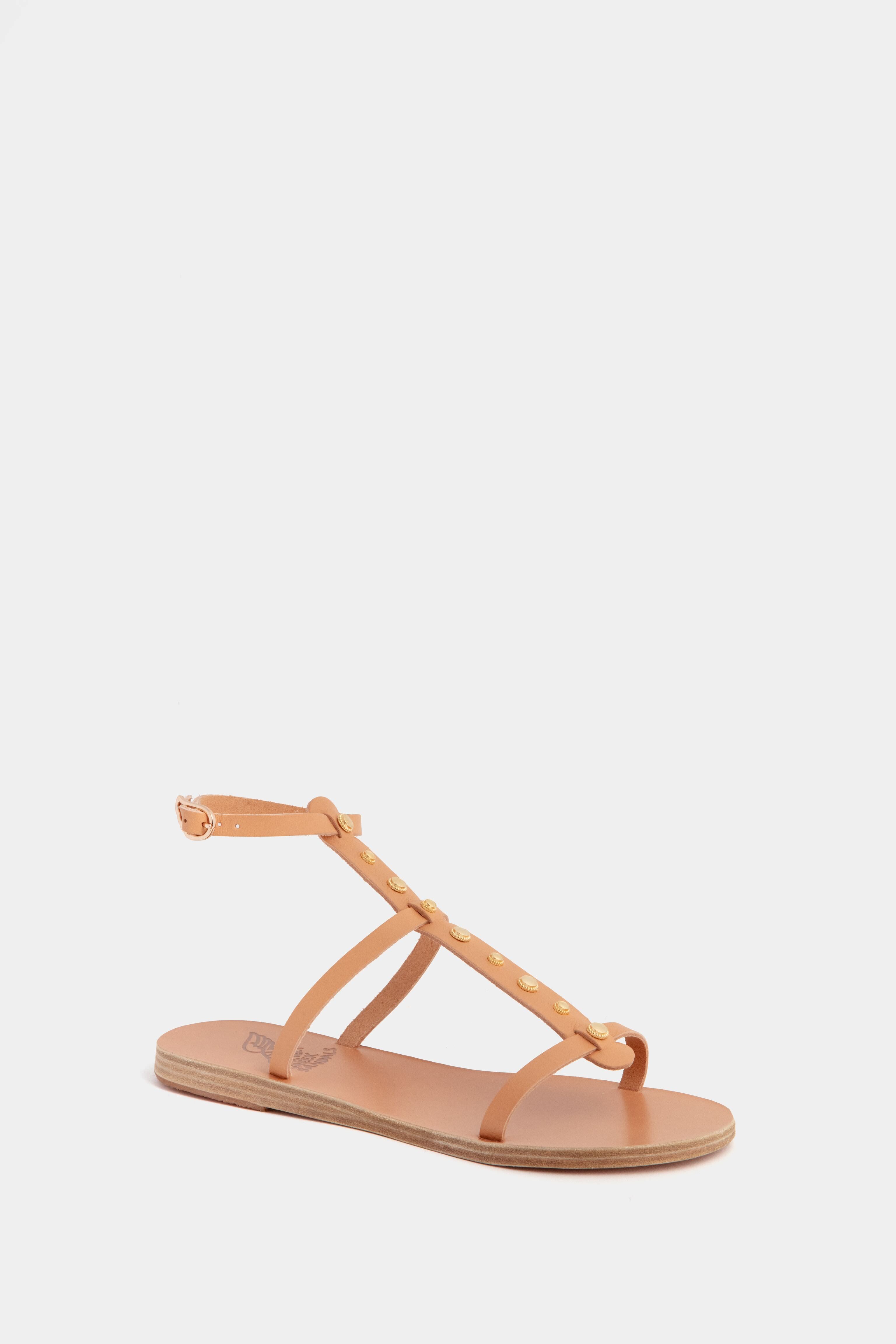 Natural Meliti Bee Sandals | Ancient Greek Sandals