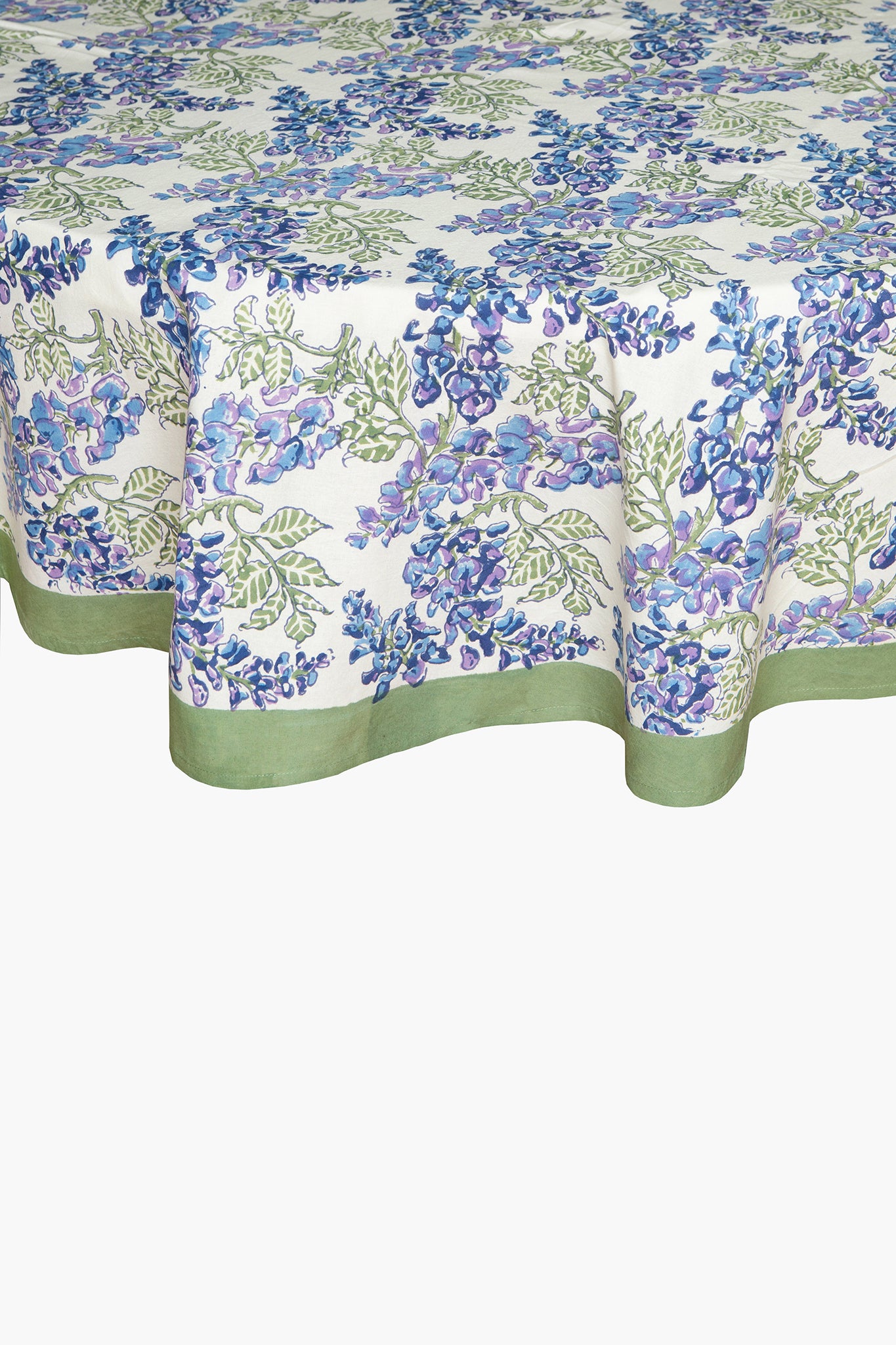 Wisteria Green and Blue French Tablecloth | Couleur Nature Paris ...