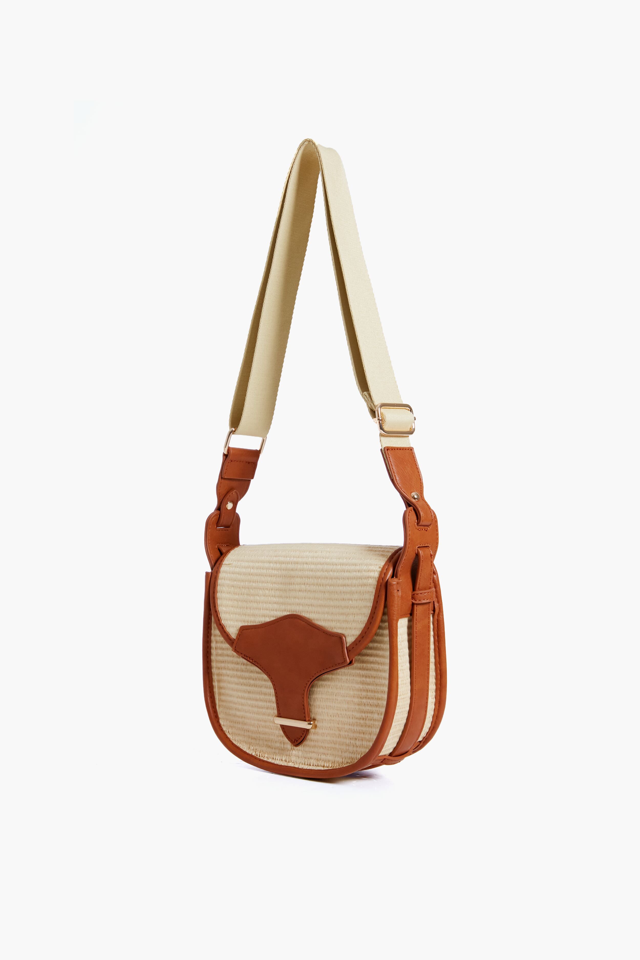 Moda Luxe Levi Crossbody Saddle Bag