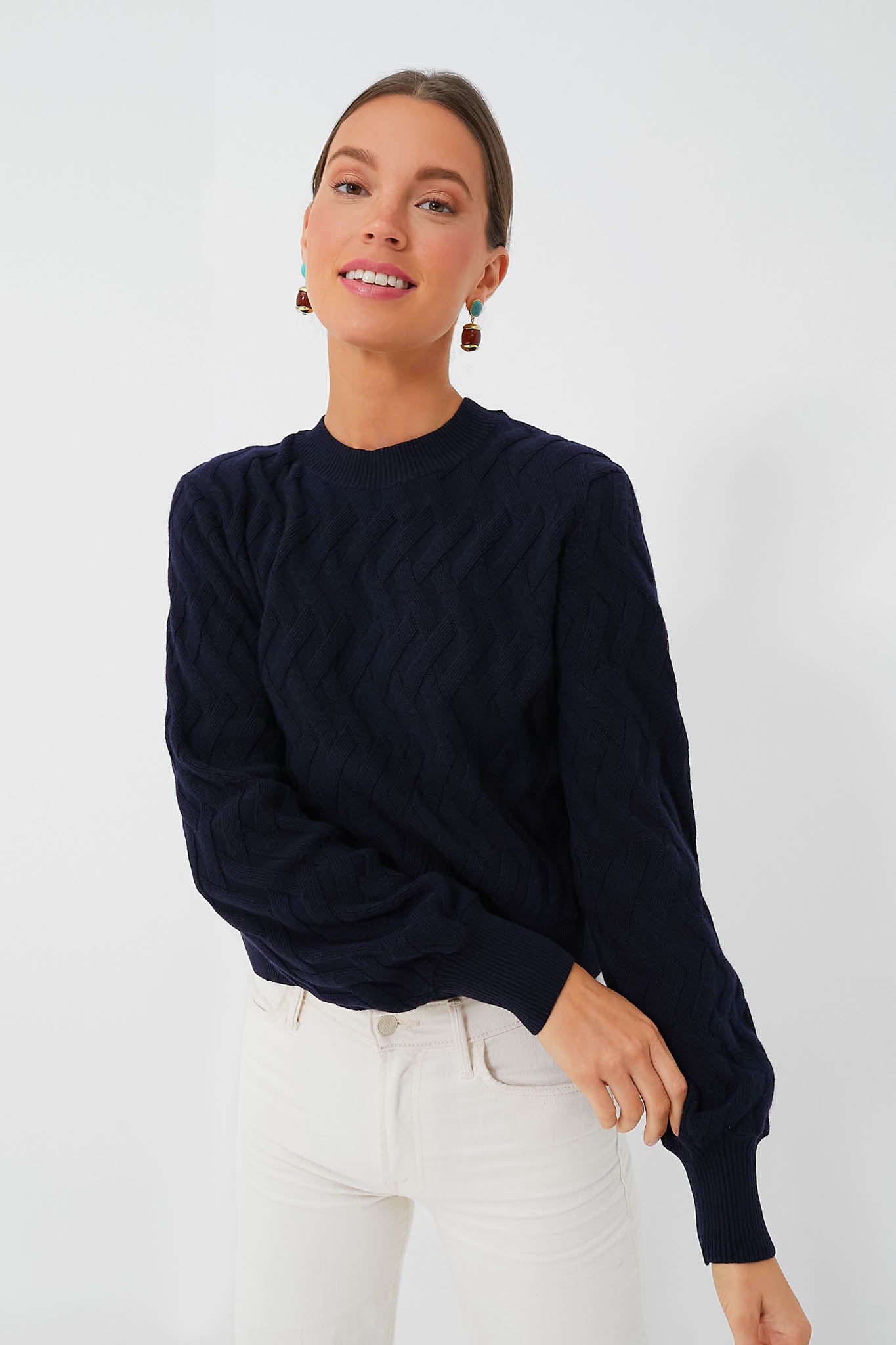 Navy Quebec Pull | Saint James