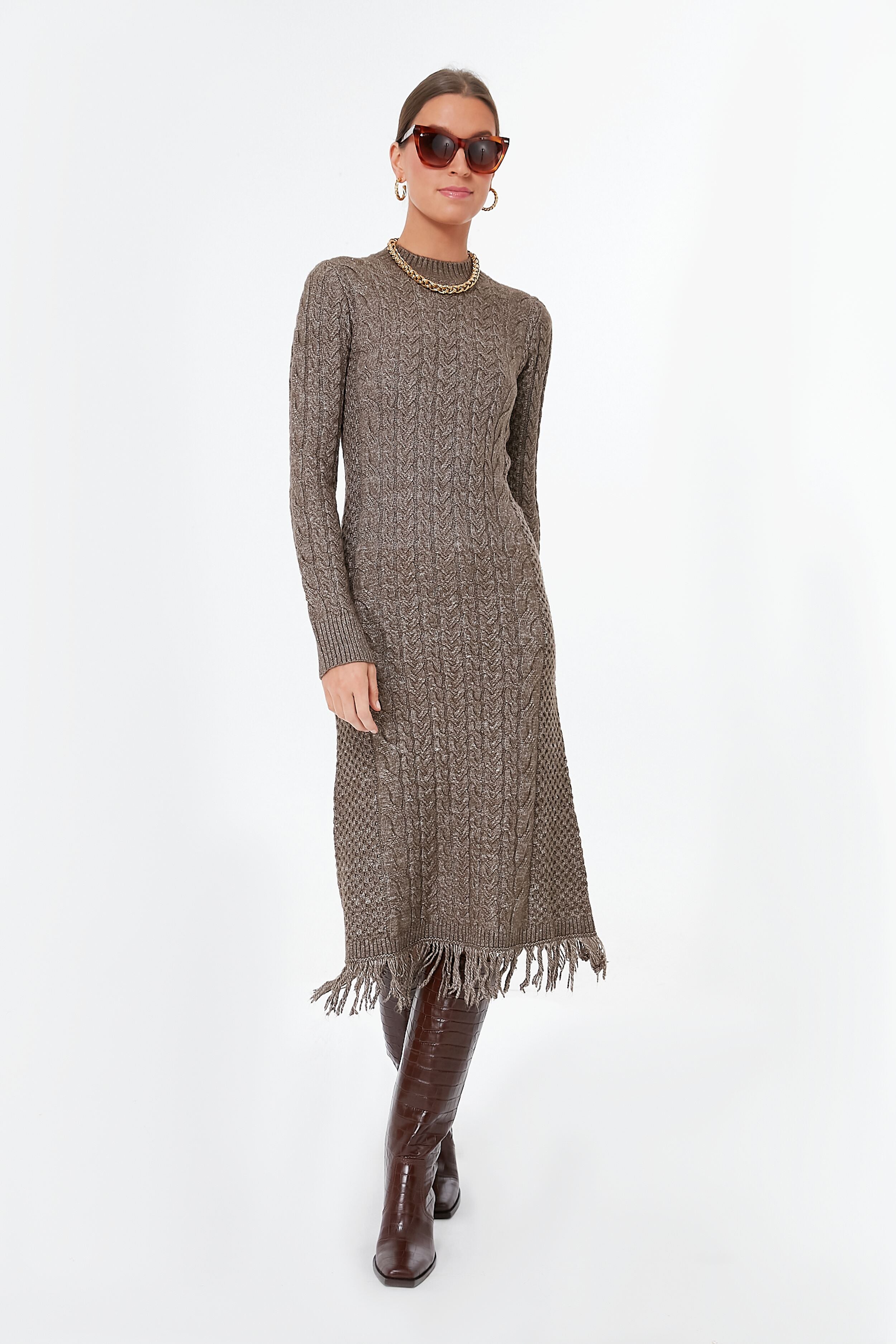 Olive Sweater Dress | Moon River