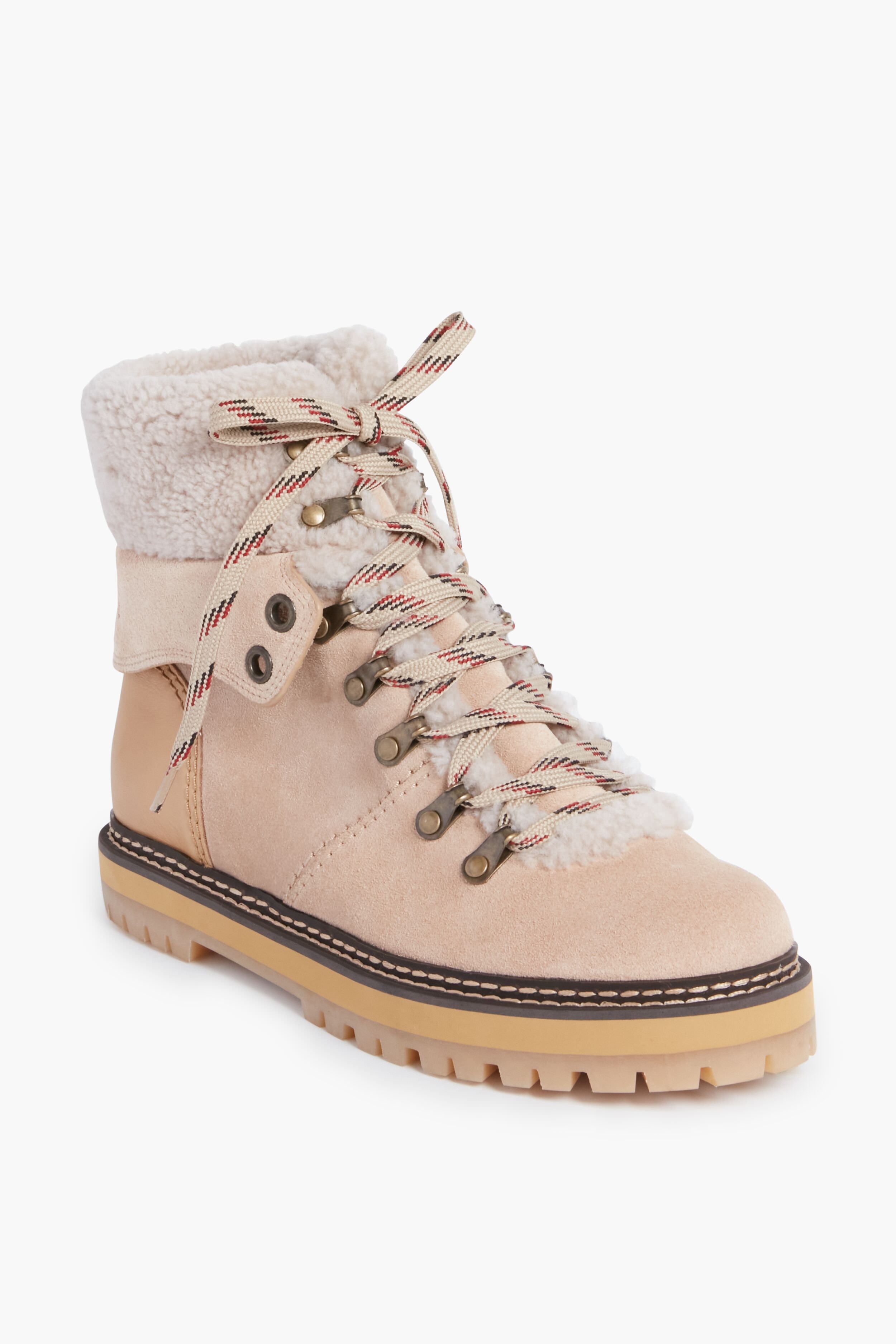 Natural Eileen Boots | See by Chloe