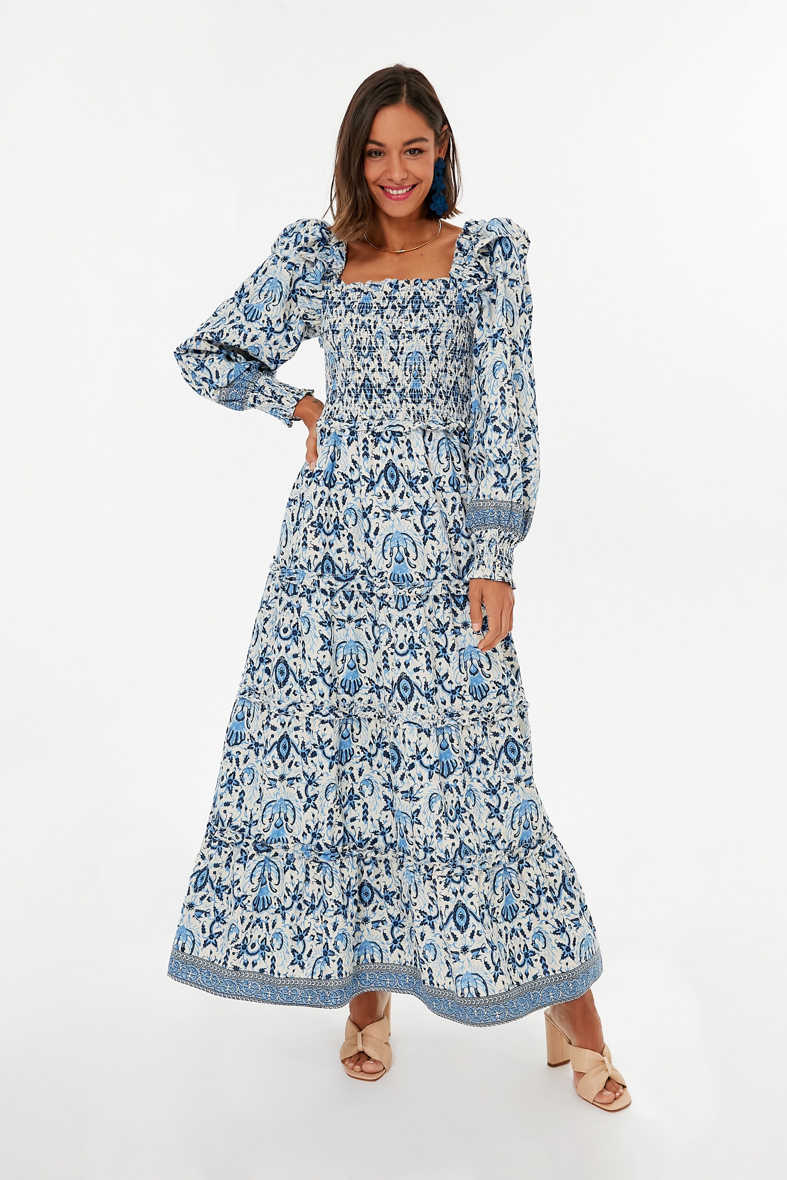 Mabelline Print Genevieve Maxi Dress | Love the Label