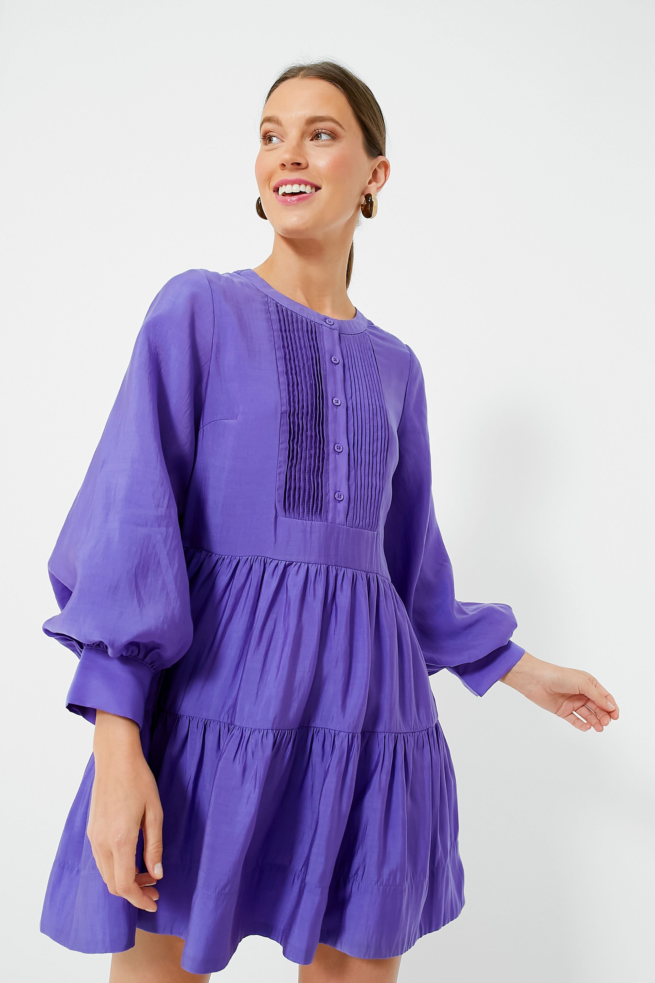 Purple Amie Mini Dress | Hyacinth House