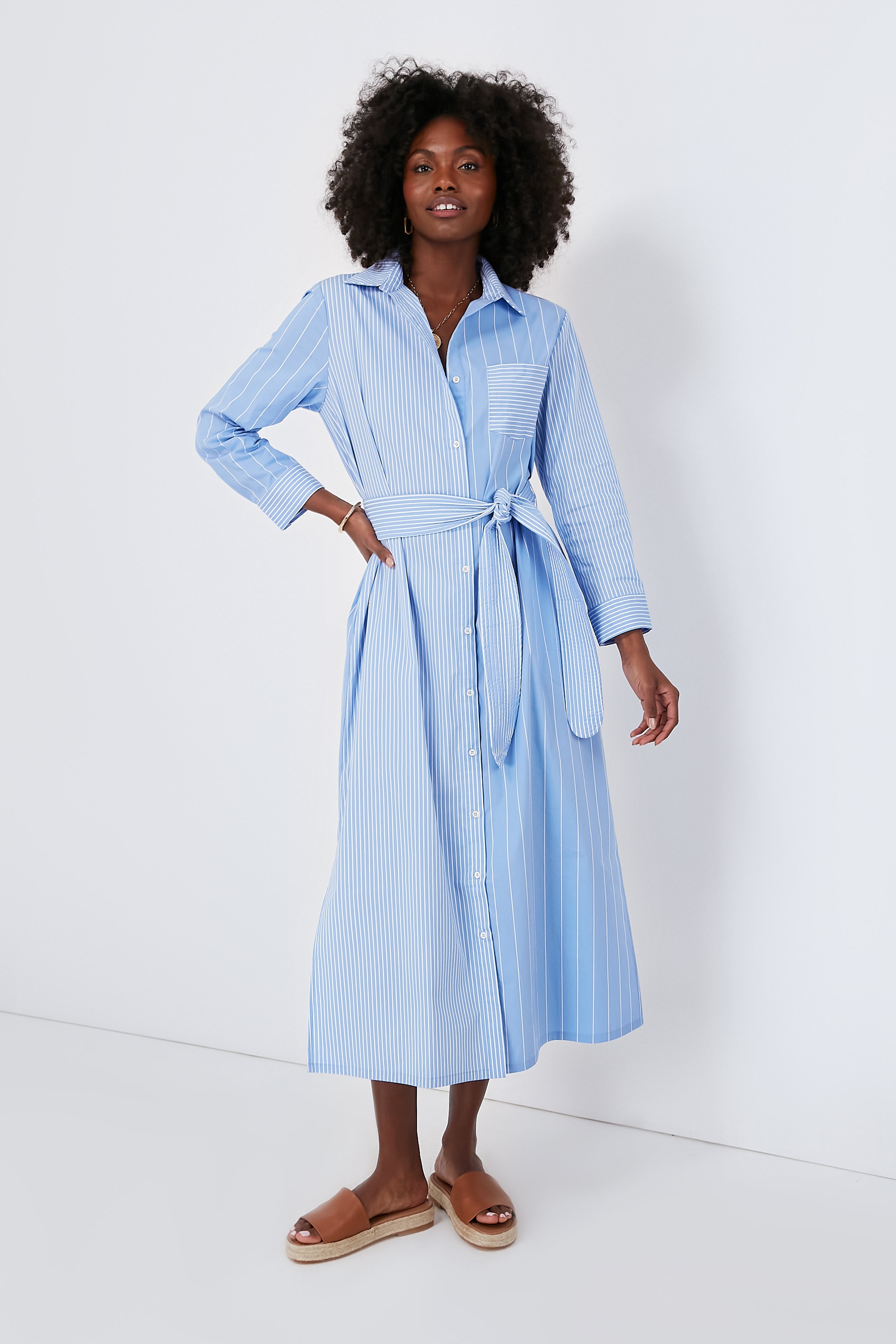 Blue Stripe Chessie Dress | Tuckernuck