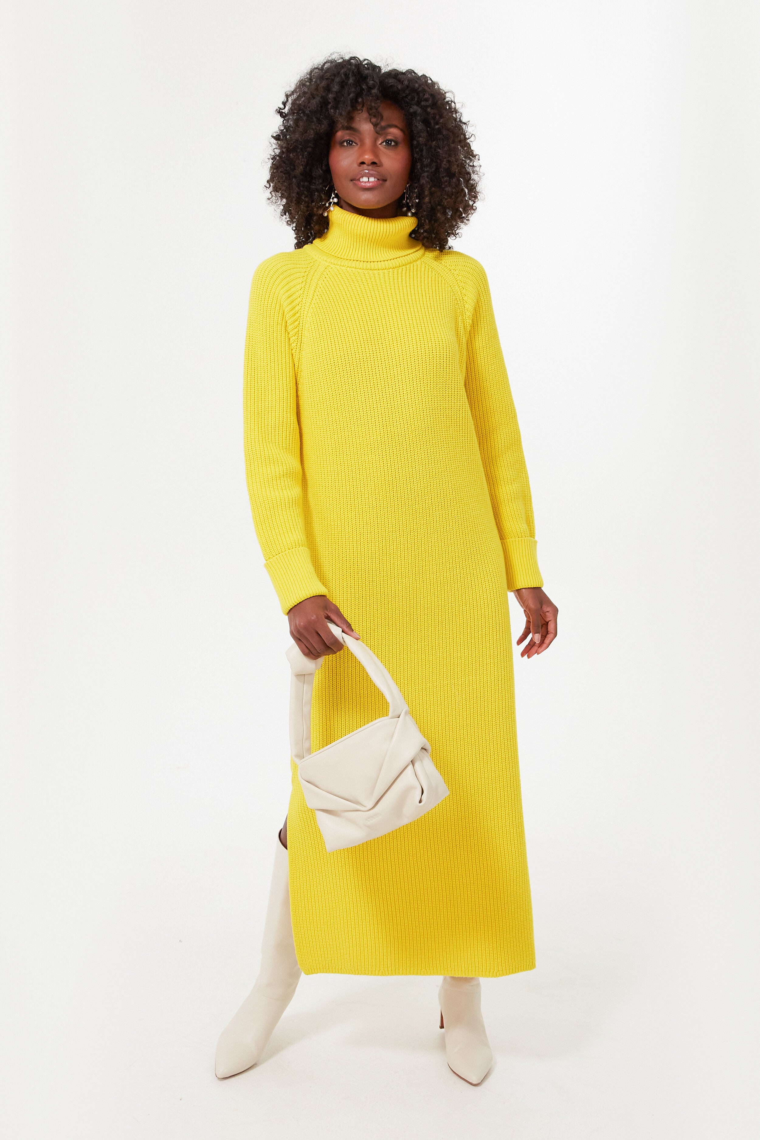 Canary Knit Turtleneck Midi Dress | Tuckernuck