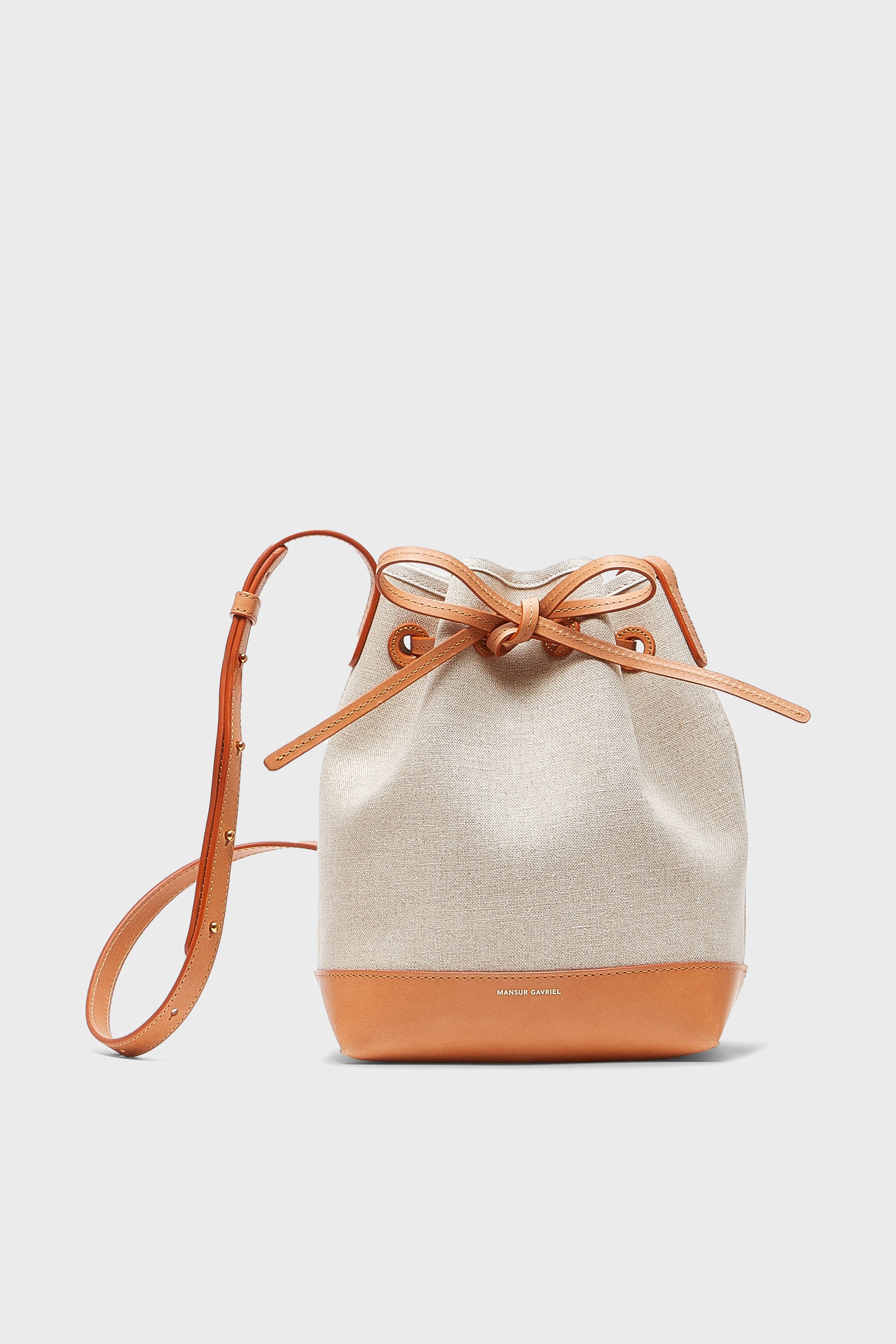 Natural Canvas Mini Bucket | Mansur Gavriel