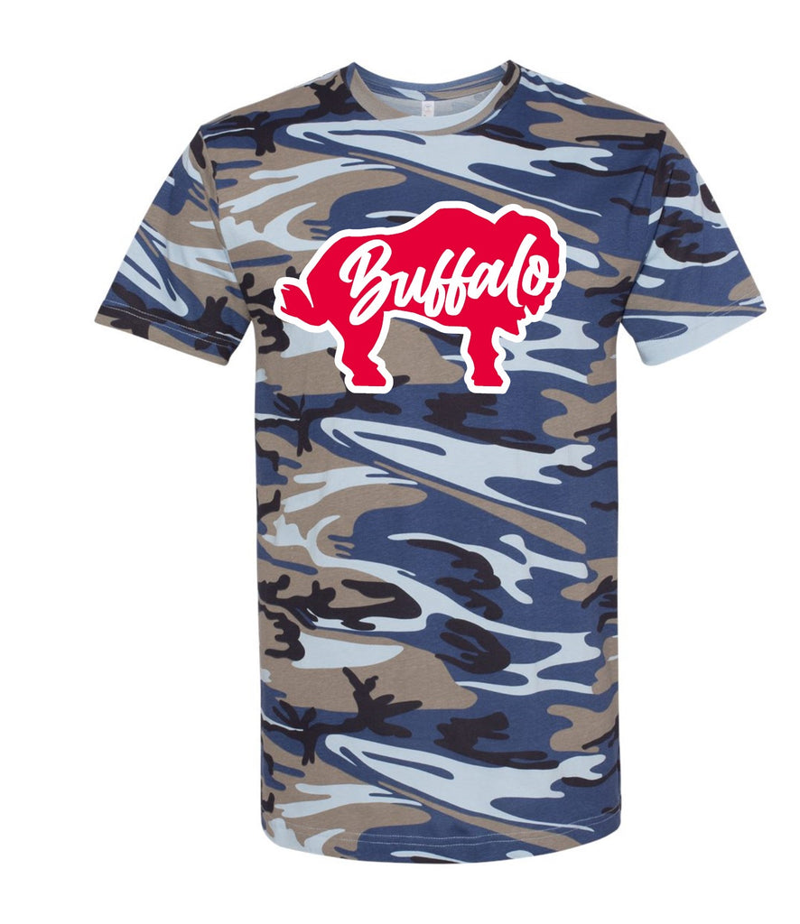 BFLO Football inverse helmet tie-dye t-shirt – My Buffalo Shirt