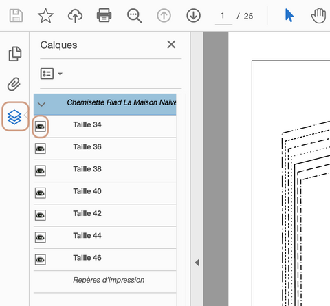 Supprimer des calques sur un fichier pdf