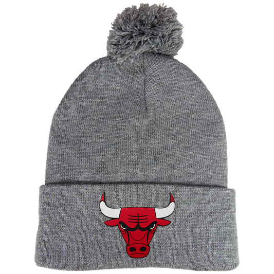 Chicago Bulls 3D 12 in Knit Beanie- Heather Grey – Ten Gallon Hat Co.