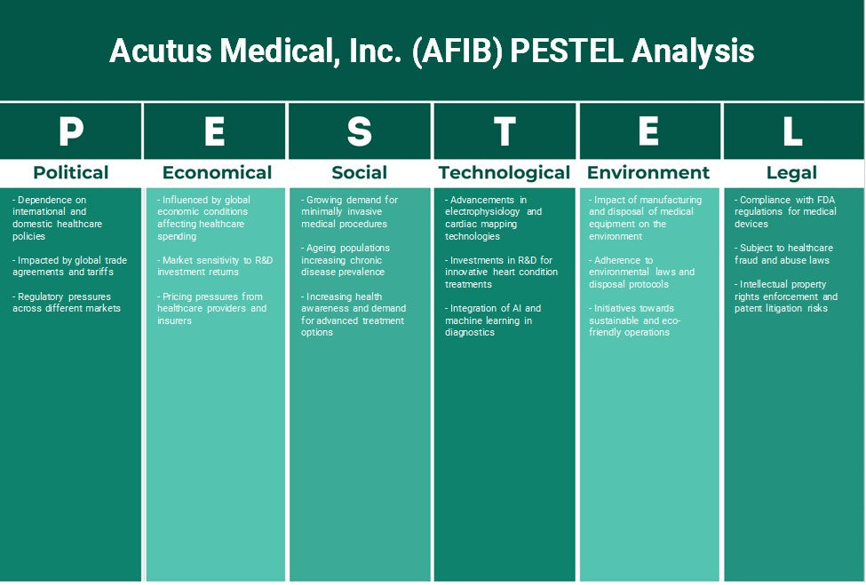 Acutus Medical, Inc. (AFIB): Análisis de Pestel