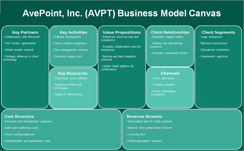 AvePoint, Inc. (AVPT): نموذج الأعمال التجارية