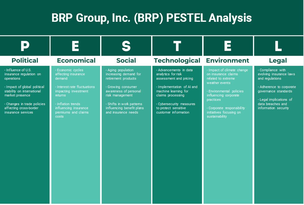 BRP Group, Inc. (BRP): تحليل PESTEL
