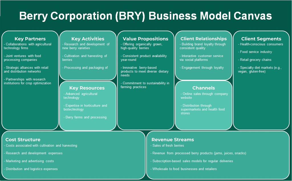 شركة بيري (BRY): نموذج الأعمال التجارية