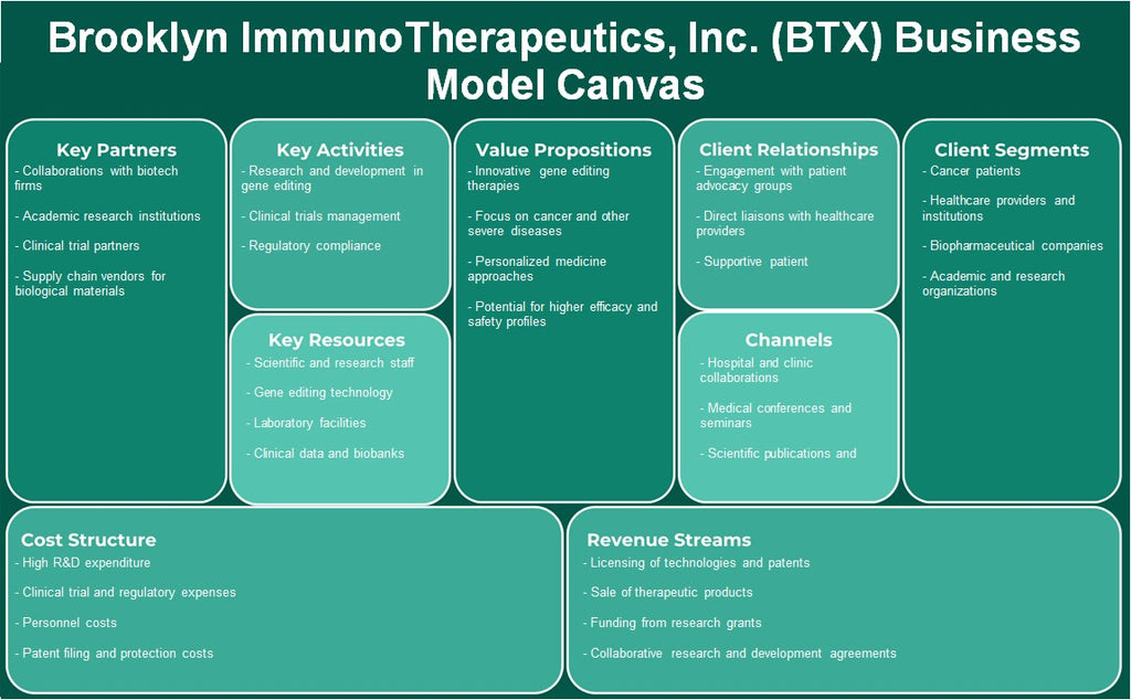 Brooklyn ImmunoTherapeutics, Inc. (BTX): نموذج الأعمال التجارية