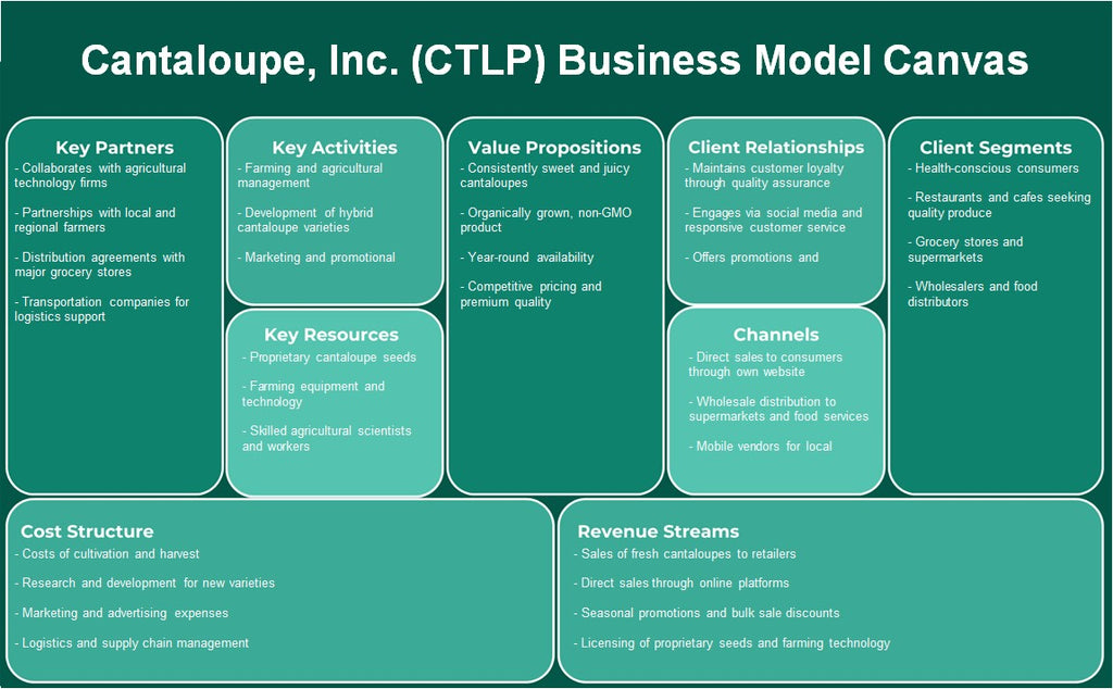 Cantalupe, Inc. (CTLP): Canvas de modelo de negocio
