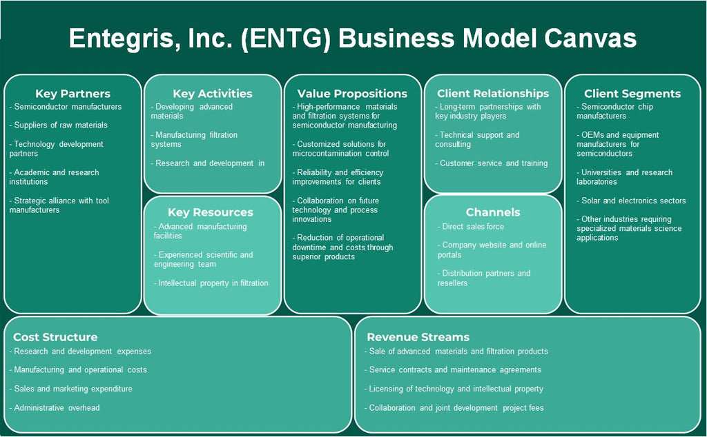 Entegrris, Inc. (ENTG): Canvas de modelo de negócios