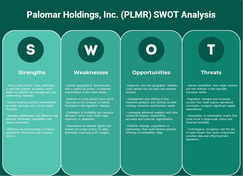 شركة بالومار القابضة (PLMR): تحليل SWOT