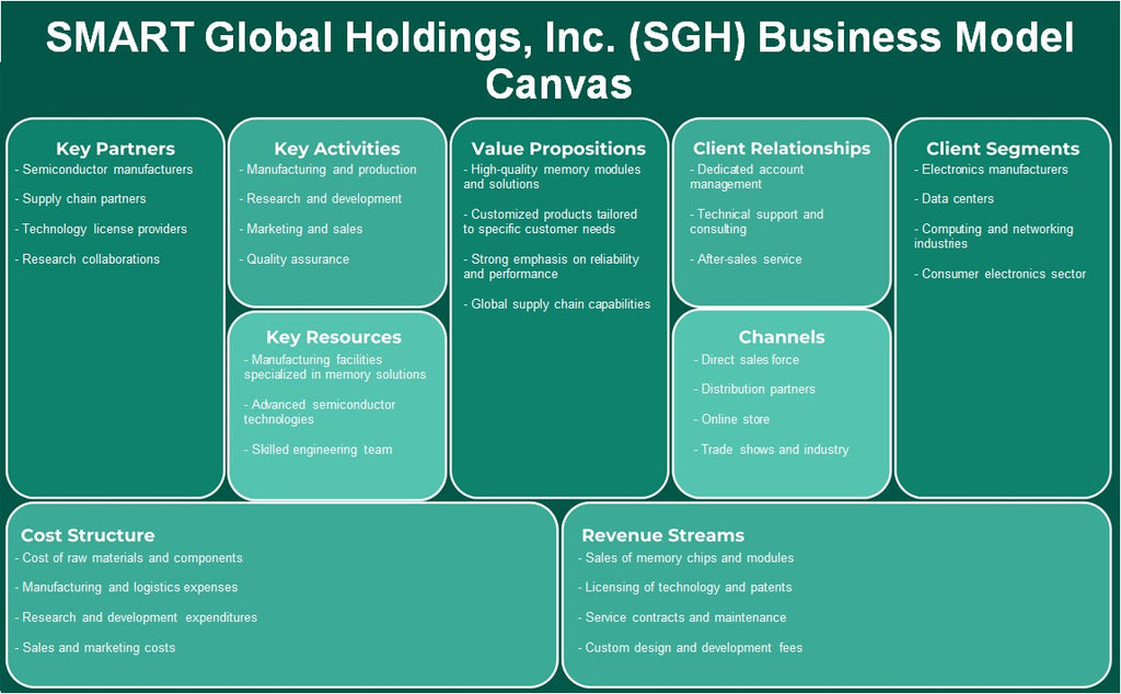 Smart Global Holdings, Inc. (SGH): Canvas du modèle d'entreprise
