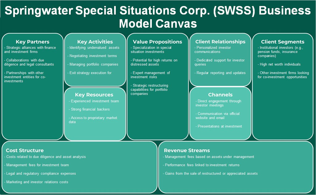 Springwater Special Situations Corp. (SWSS): Canvas de modelo de negócios