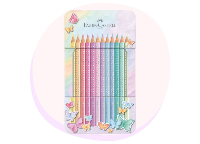 Faber Castell Classic 100 Colour Pencils Tin – Creative Kids Wonderland