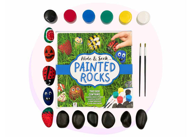 Faber-Castell creativity for Kids Hide and Seek Dot A Rock: Paint and Hide  10 Mandala