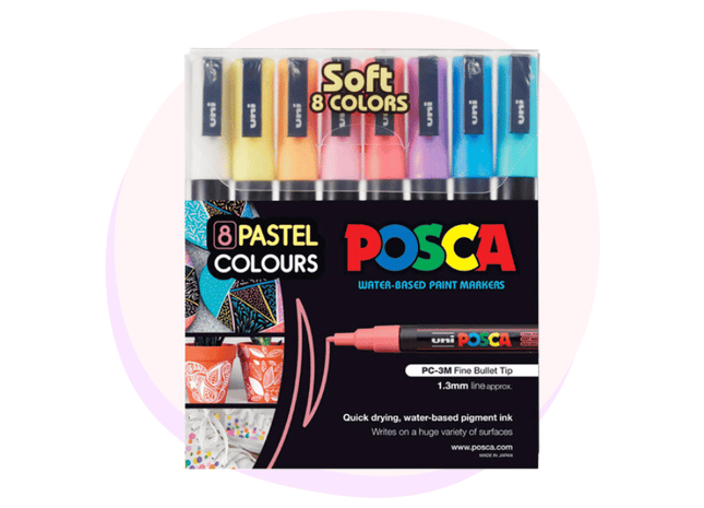 POSCA PENCIL & PASTEL Sets, Australia, New Zealand