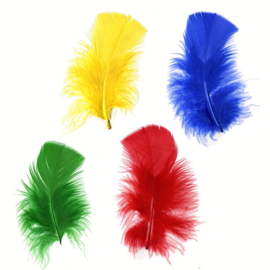 Utkarsh Natural Dyed Multicolor Multi-Purpose Craft Feathers