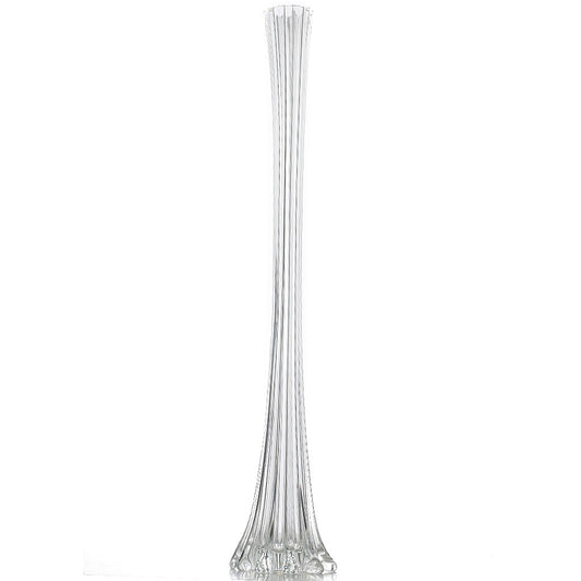 Eiffel Tower Glass Vase 24 Inches  Buy Elegant Wedding Centerpiece –   by Zucker Feather Products, Inc.