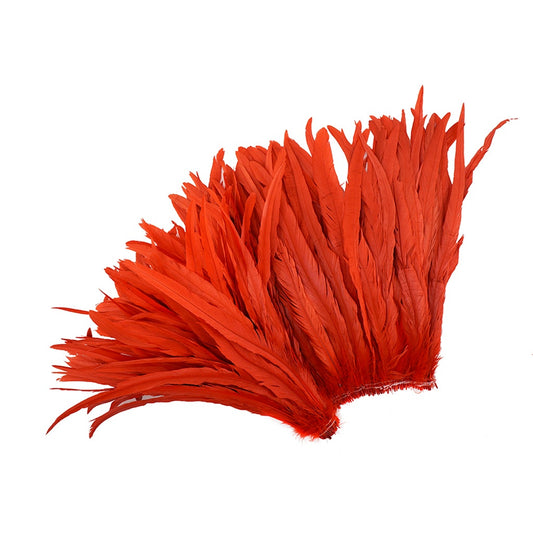 Zucker Feather Products Rooster Coque Tails Feathers Bleach Dyed - 15-18 inch - Gold