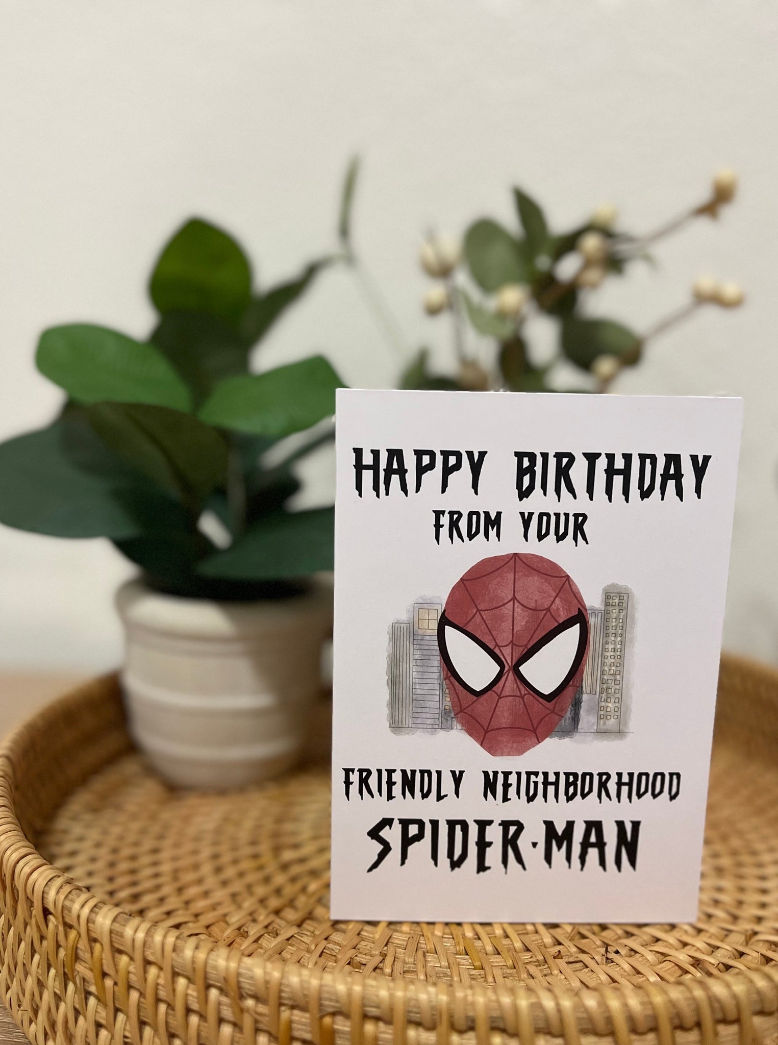 Birthday Wishes from Your Friendly Neighborhood Spiderman – Dare to Ream  Paper Co.