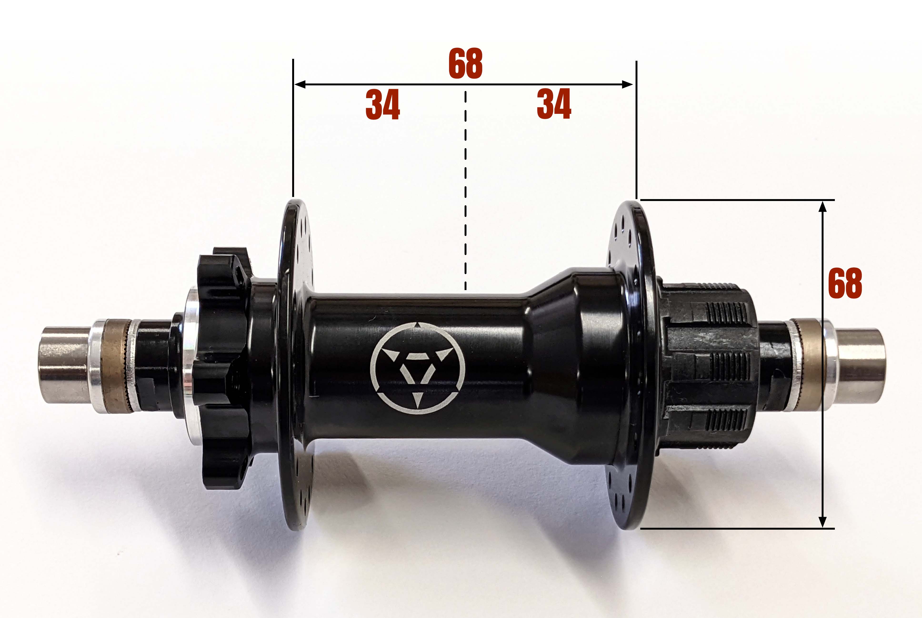 Chimera BMX dirtjumper / single speed hub dimensions