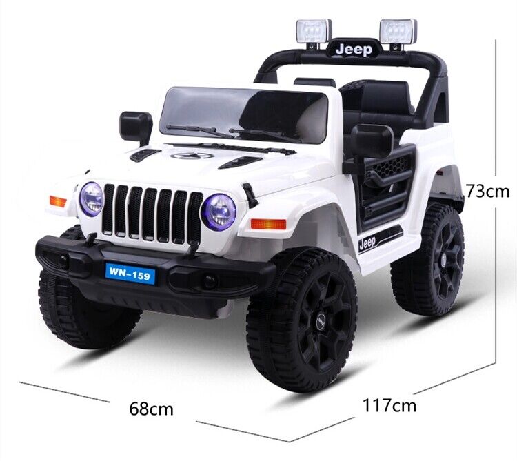 2023 12V Jeep Wrangler Style with Parental Remote Control, Dual Motors –  