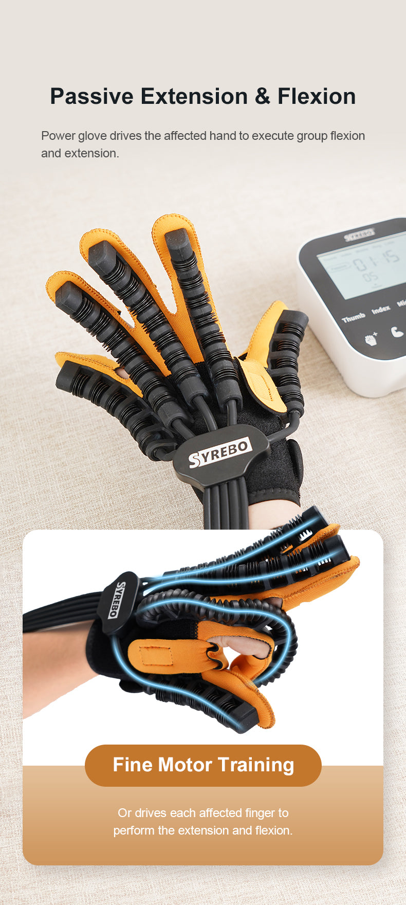 mechanical glove for stroke patients