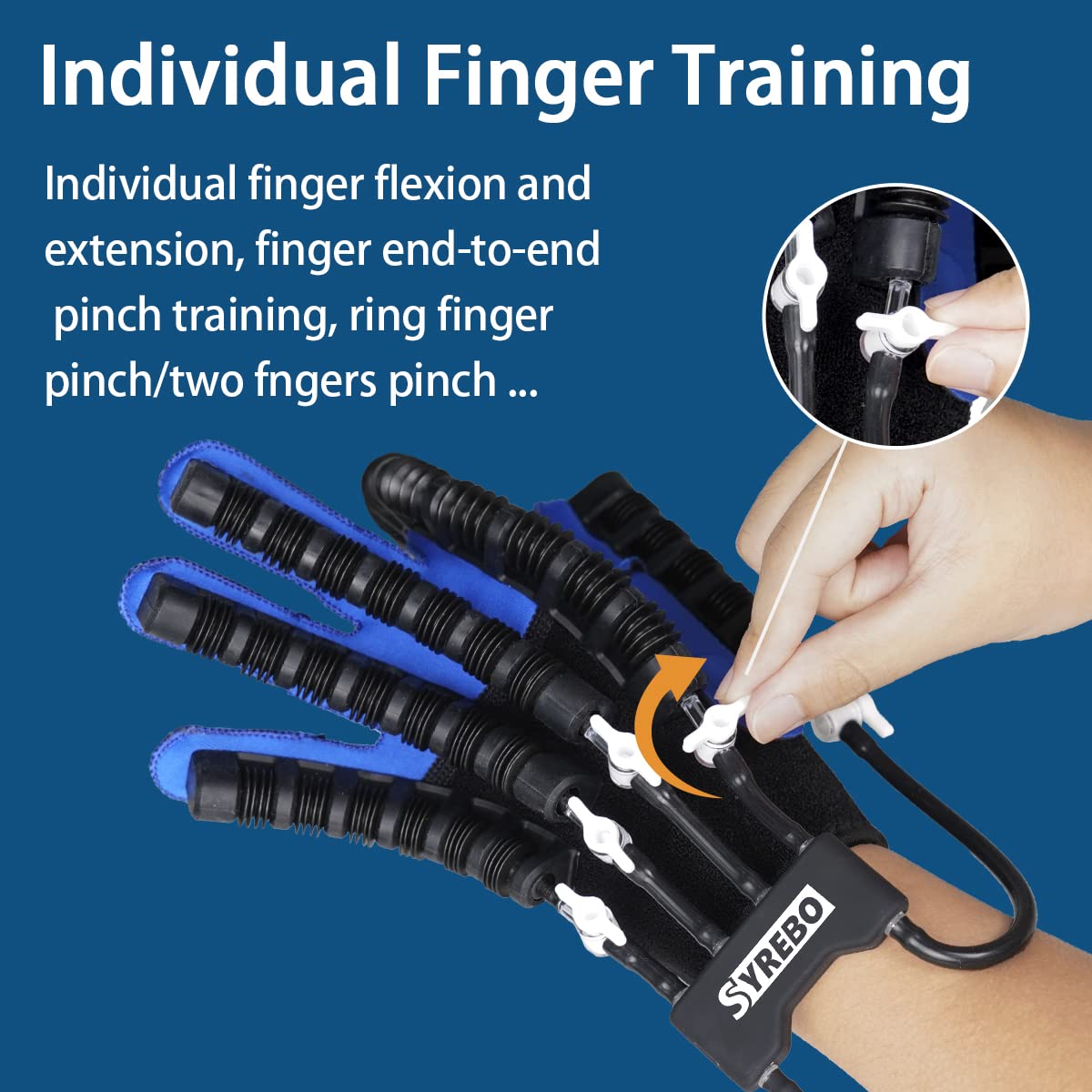 SYREBO C10 Rehabilitation Glove : Hand Finger Stroke Rehabilitation Training Robot - Image 7