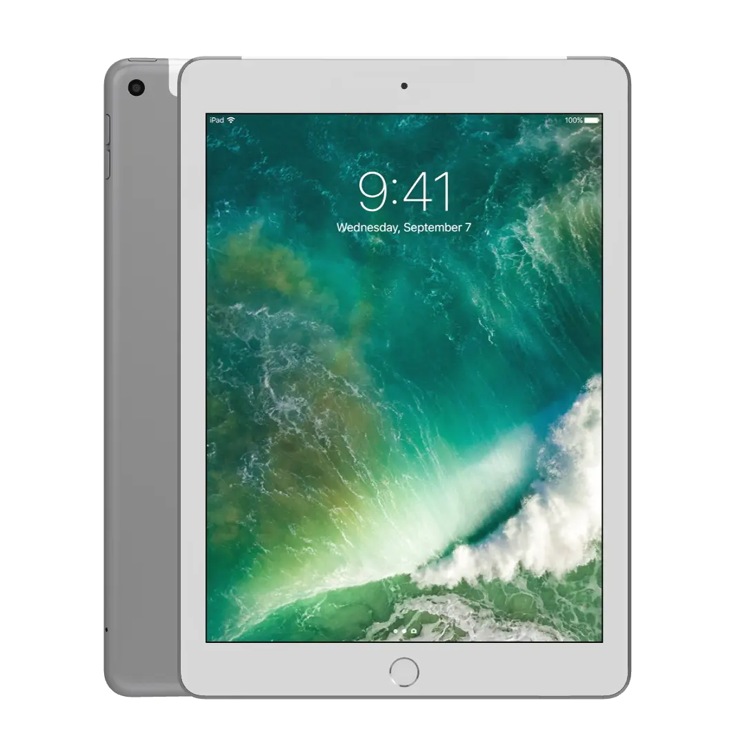 iPad 9.7" (2017/5.Gen) Wifi+4G - 32GB Grade A / Minst 80% / Silver