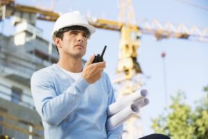 man considers cost of two way radios
