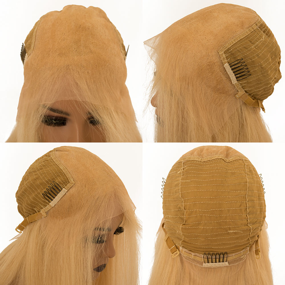 Bonnet de perruque blonde 13x6 Lace Front