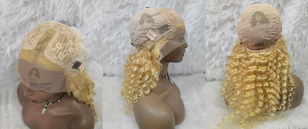  T-Part transparent lace closure wigs